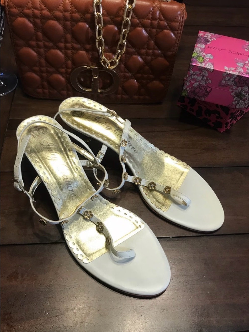 Juicy couture, Y2K sandals leather